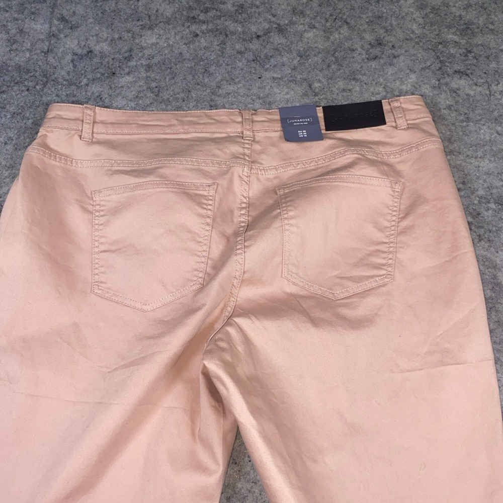 New Junarose Skinny Jeans Women's 18 Misty Rose Denim My Way Zippered‎ 5 Pocket - Picture 8 of 12